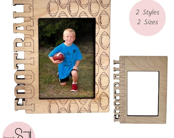 Football Photo Magnet Frame SVG, Laser Cut File (Digital Download)