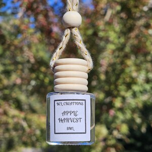 Apple Harvest Car Air Freshner, Fall Car Diffuser Scent, Car Gift, New Car Gift, Hanging Car Accessories, Car Air Diffuser