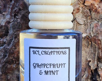 Grapefruit and Mint Car Air Freshner, Car Diffuser, Car Air Freshner, New Car Gift, Car Accessories, Car Gift