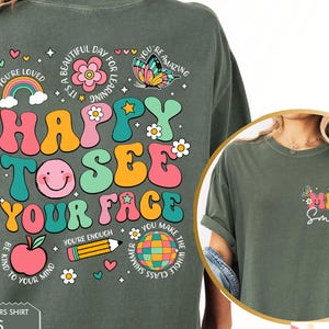 Personalized Teacher Shirt: Back to School Gift, Cotton Blend