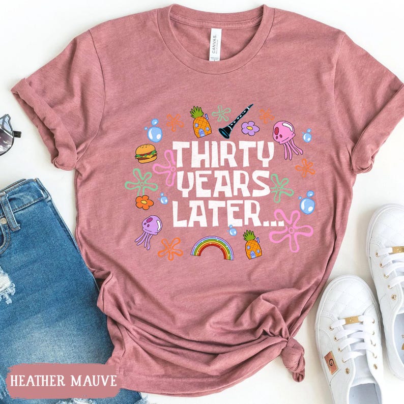 Funny 30th Birthday Shirt, Thirty Years Later, 30th Birthday Girl Gift, Dirty 30 Birthday Party Group Outfit, 30th Birthday Gift For Her image 4