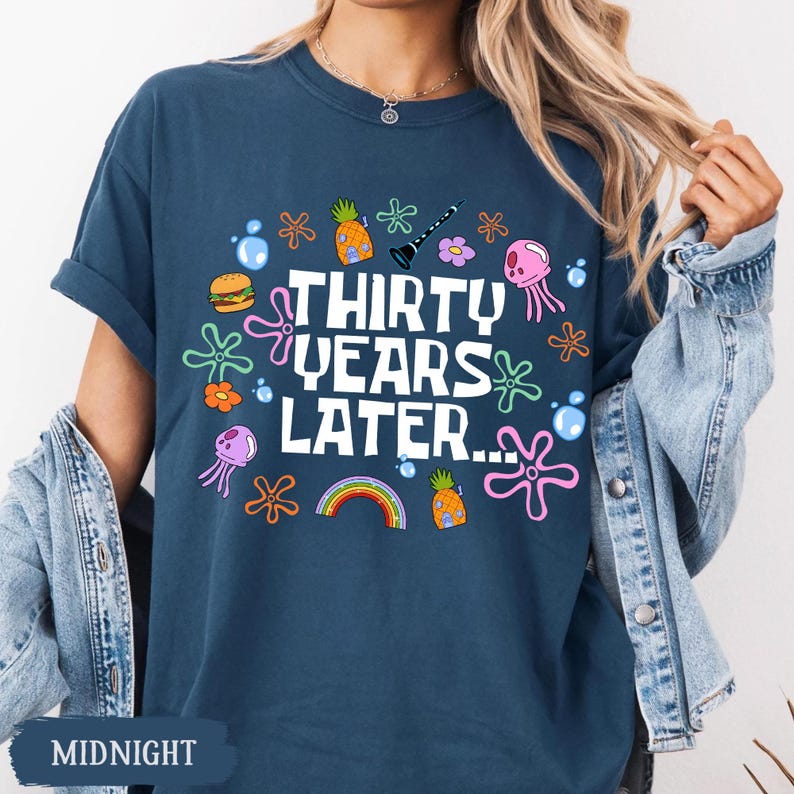 Funny 30th Birthday Shirt, Thirty Years Later, 30th Birthday Girl Gift, Dirty 30 Birthday Party Group Outfit, 30th Birthday Gift For Her image 14