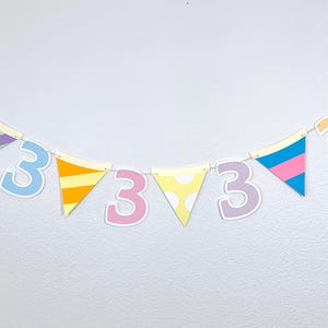 Bluey Bingo Playroom Banner - Birthday Age Banner - Personalized Bluey Birthday Garland