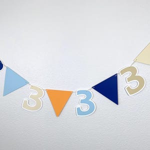 Bluey Birthday Age Banner - Personalized Bluey Birthday Garland
