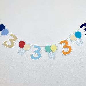 Bluey Keepy Uppy Milestone Birthday Age Garland - Customized Bluey Birthday Banner