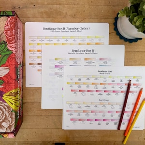 Die Beste Brutfuner 260 Box B Farbverlaufsmuster-Diagramm-Set (Flower Box Set)