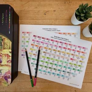 The Best Soucolor 180 Gradient Swatch Chart Set