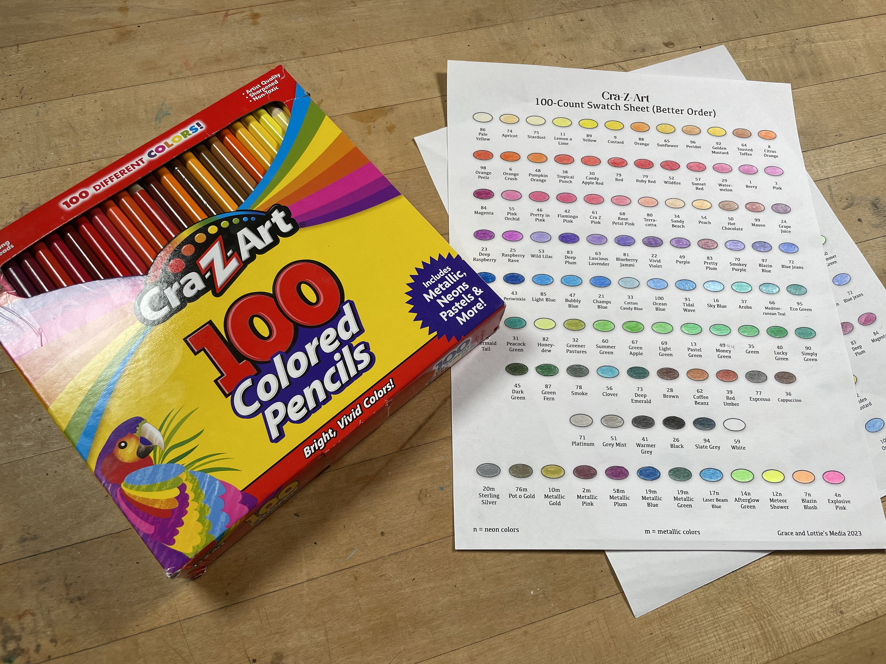 Cra-Z-Art 100 Count Colored Pencils