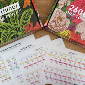 De beste Brutfuner 520-set met kleurverloopstalen (bloemenboxset)