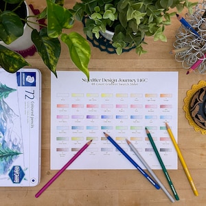 Folha de amostra de gradiente Staedtler Design Journey 146C de 48 unidades
