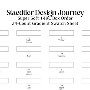Staedtler Design Journal 149C Farbverlaufsmuster in 24 Farben
