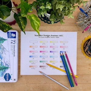 Folha de amostra de gradiente Staedtler Design Journey 146C de 24 unidades