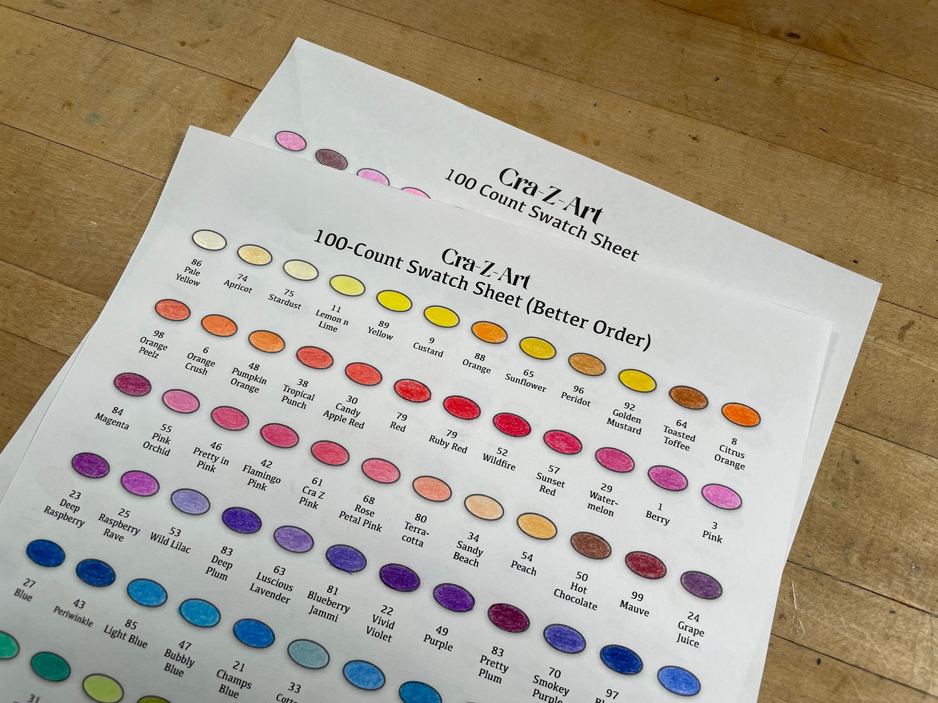 Crayola 100-count Gradient Swatch Sheet -   Crayola colored pencils,  Colored pencil artwork, Colored pencil set