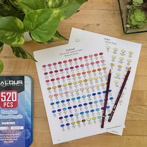 The Best Kalour 520 Swatch Sheet Set