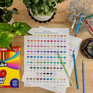 Cra-Z-Art 100-Count Swatch Sheets