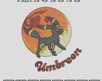 Diseño de bordado de umbreon