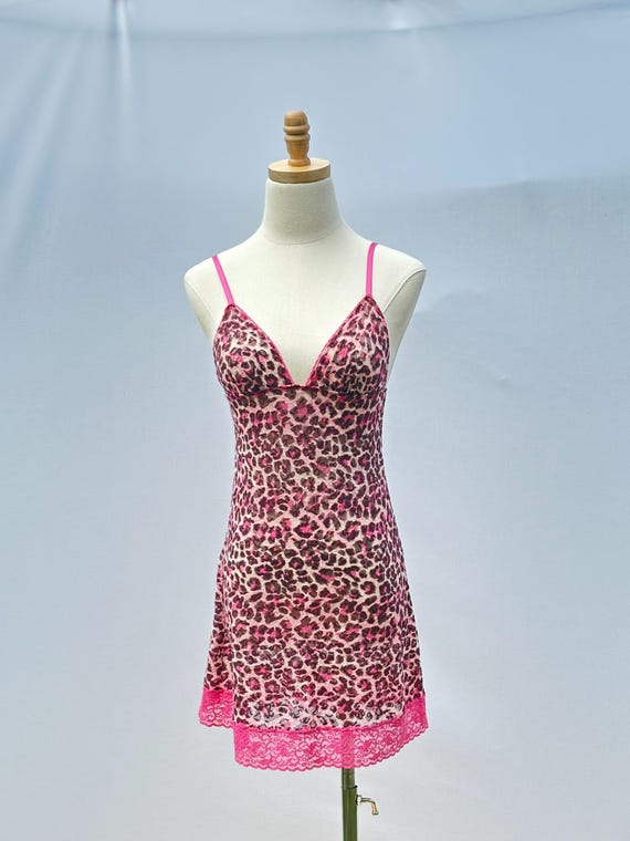 pink leopard slip dress One Teaspoon Rhiannon Ruched Long Slip Maxi Dress