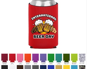 Custom Neoprene Can Coolers, Personalized Huggers, Custom Collapsible Can Coolers; Coozie