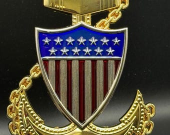 USCG Chief Anchor; CPO; Chief&#39;s Anchor; Chief Petty Officer - metal