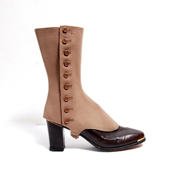 Vintage Wool Button Up Spats