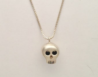 Spinel Skull Necklace