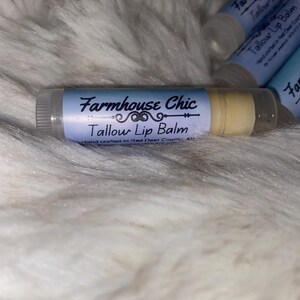 Free Range Grass Fed Beef Tallow Lip Balm