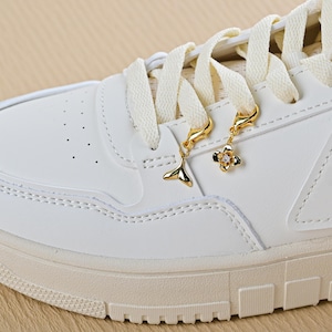 2Pcs Custom Shoe Charms – Personalized Trendy Sneaker & Boot Accessories | Cute Shoelace Charms for Teens, School Looks | Gifts for Gril