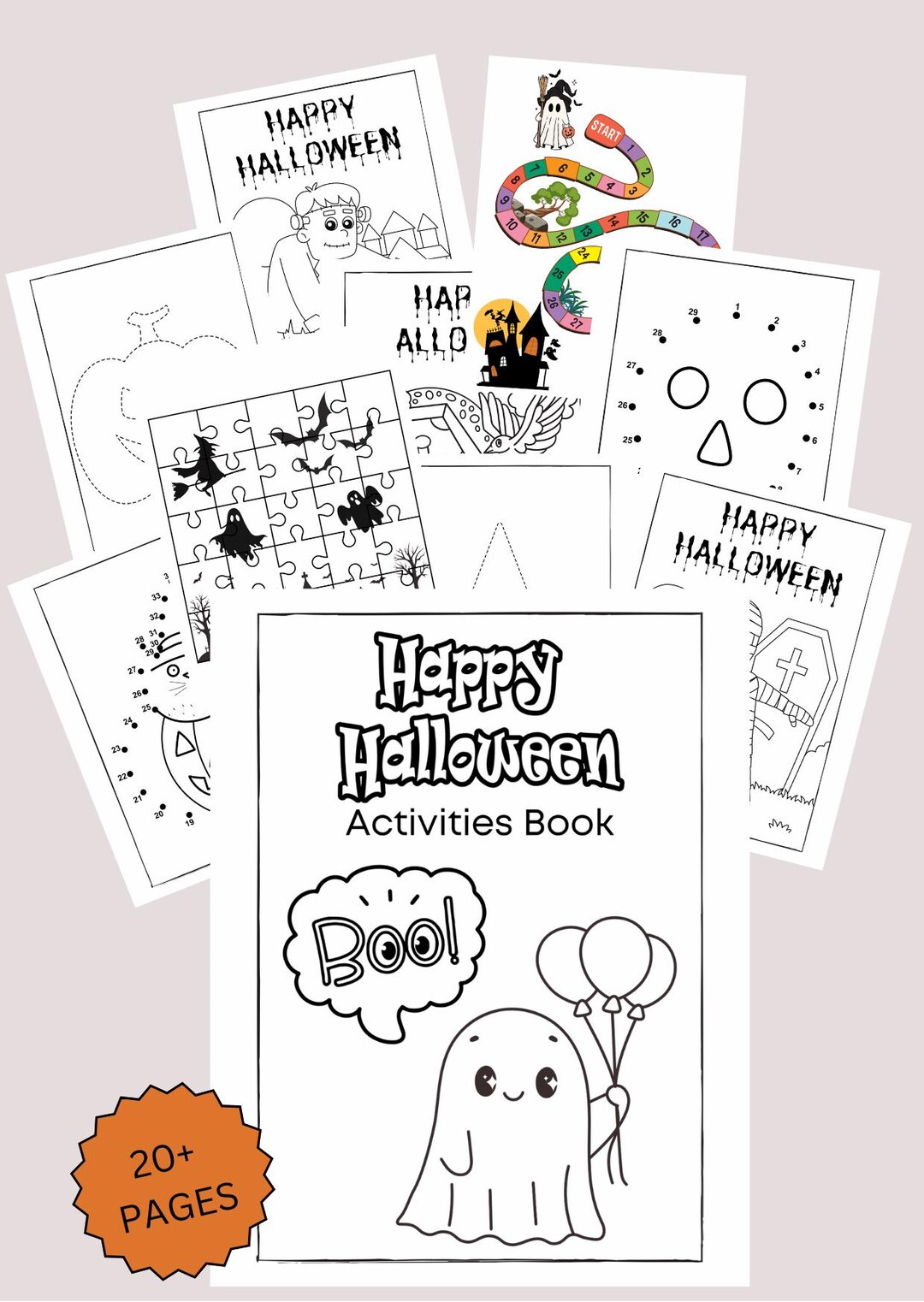 Halloween Activity and Colouring Bundle/package - Etsy