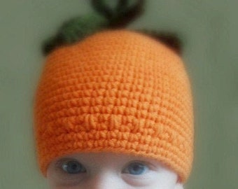 Crochet pattern- Baby Carrot Costume- 0-3 months, 3-6 months