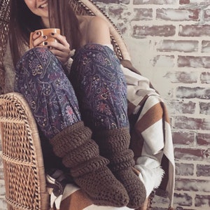 Crochet Pattern, Slipper Boots, US Womens Sizes 5-10, Digital Downloads image 10