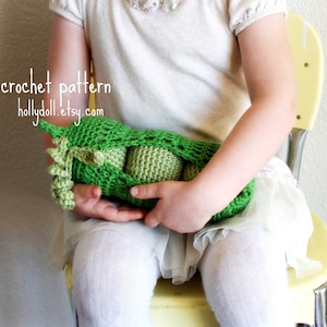 Crochet pattern PDF Peas in a pod baby toy an original wildcroft pattern image 5