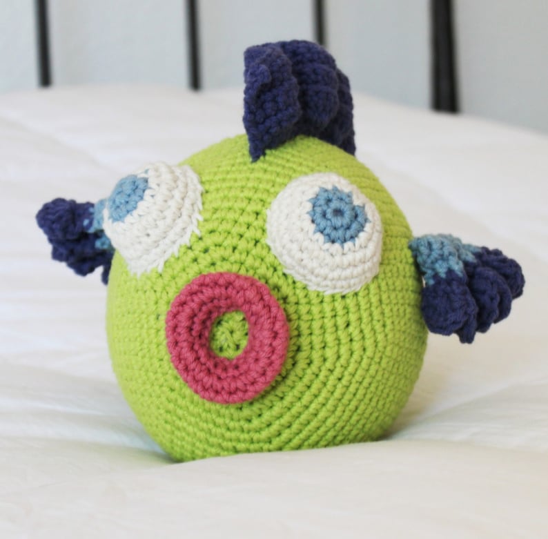 Easy Crochet Pattern Cuddlefish Plush Cotton Baby Toddler | Etsy