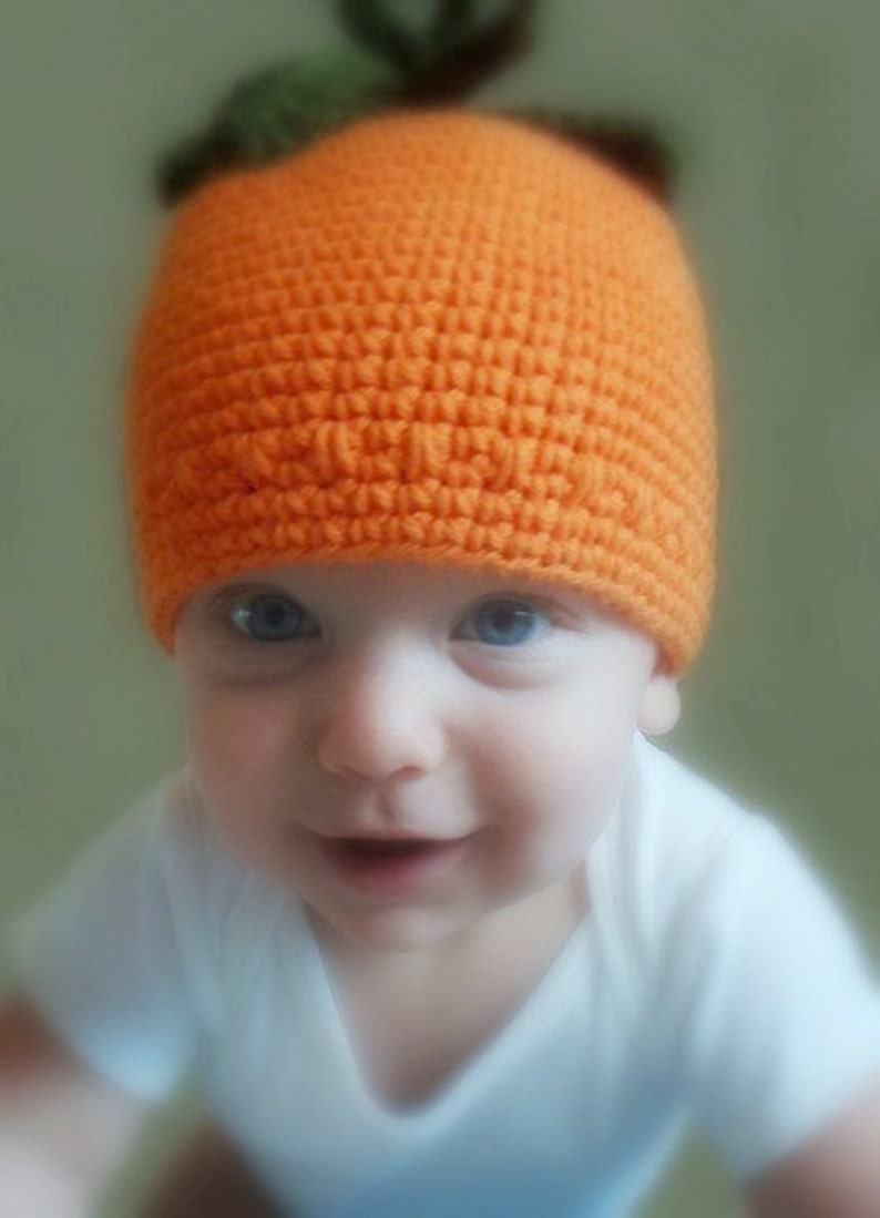 Crochet pattern Baby Carrot Costume 0-3 months, 3-6 months image 2