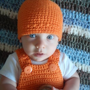 Crochet pattern- Baby Carrot Costume- 0-3 months, 3-6 months