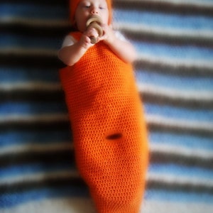 Crochet pattern Baby Carrot Costume 0-3 months, 3-6 months image 3