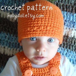 Crochet pattern Baby Carrot Costume 0-3 months, 3-6 months image 1