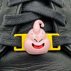 Majin Buu Happy Face Sneaker charms, Majin Buu Shoelace Charms, Majin Buu charm, Shoe Accessories, Sneaker Jewelry, Dragon Ball jewelry