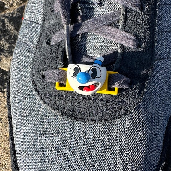 Cuphead Lace Locks, Cuphead Shoelace, Cuphead Shoe Charm, Shoe