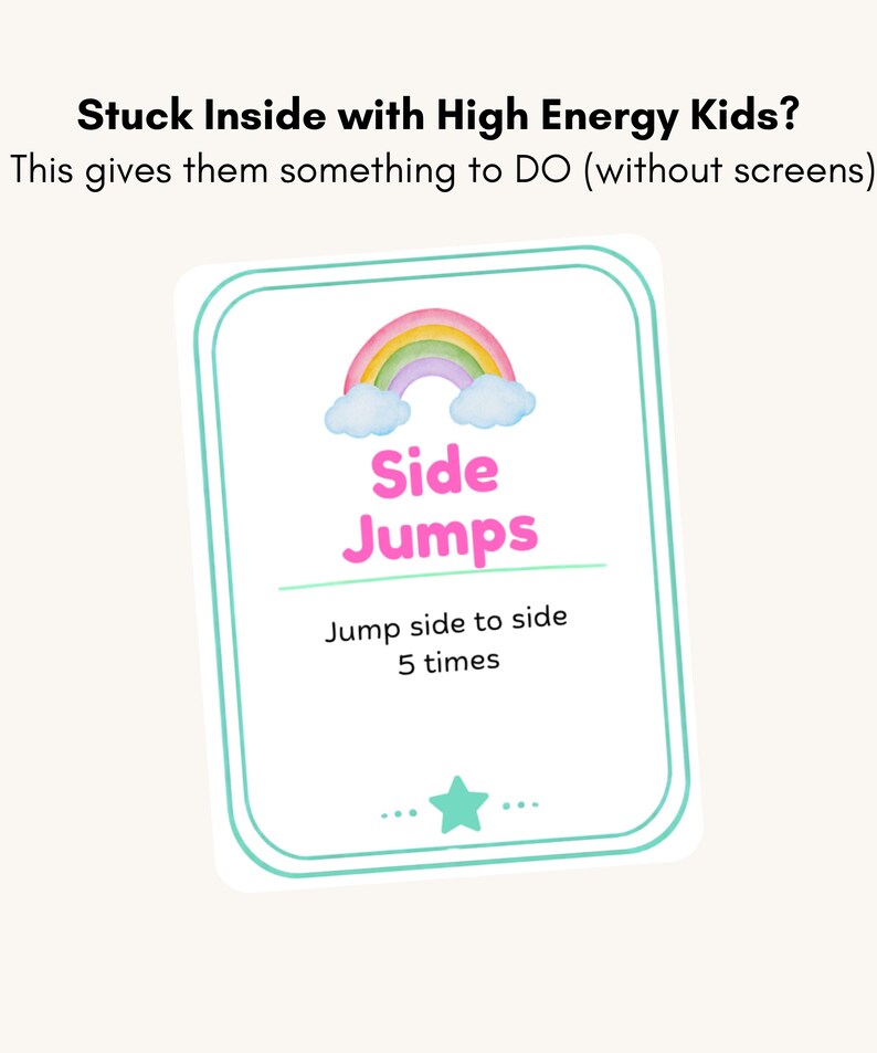 Indoor Movement Games for Kids | Printable Active Play Cards | Brain ...
