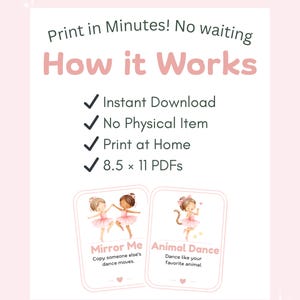 Kids Dance Movement Cards | Fun Printable Game for Class, Home (Ages 3-8) image 7