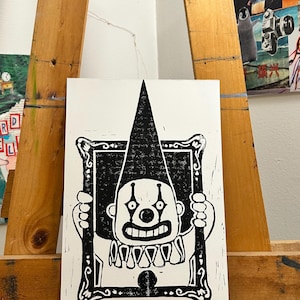 Impression bloc clown 9 x 12