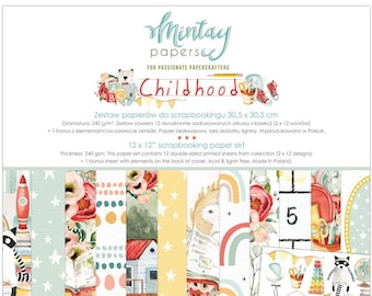 Childhood Collection pack by Mintay Papers