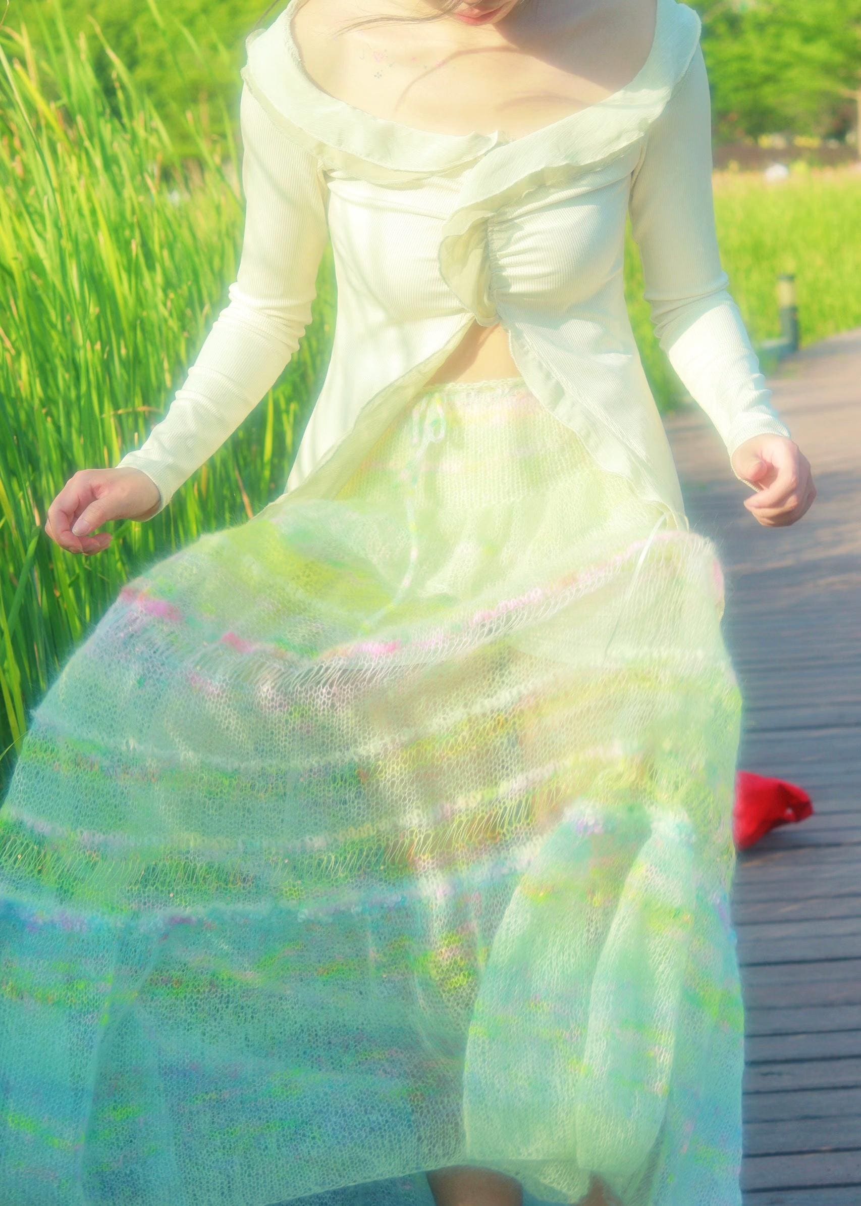 【fa.er.ie】jersey volume tulle skirt 8515c4cd-36ce-4d07-843e-