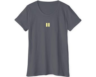 PAUSE Minimalist Women's Organic Scoopneck Tee