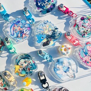 Pokémon x Hatsune Miku Project VOLTAGE Keychain Charms
