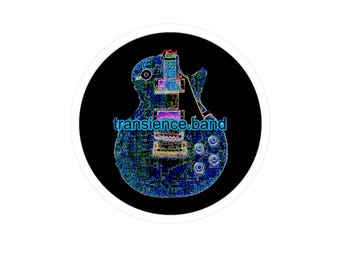Transience Guitar Vinyl Sticker