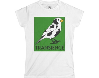 Transience Grassfinch of Leather Women's T-Shirt