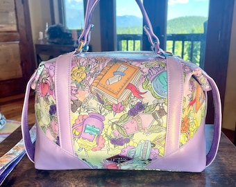 Large Hogwarts Wizard Magical Structured Handbag