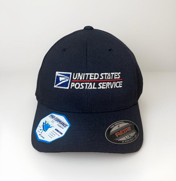Custom Usps Flexfit Hat Pro-formance Cap 6580 Dark Navy S/m L