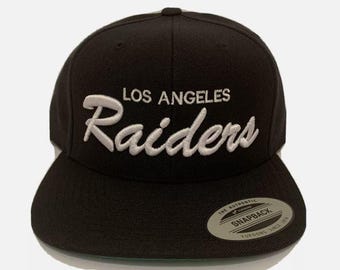 Custom Los Angeles La Raiders 3D Embroidery Hat Cap Classic